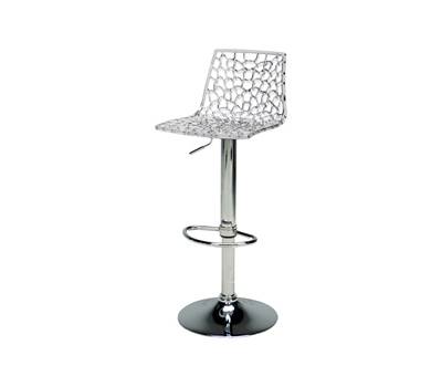Sgabello Spider Gas - 38,5 x 42 x 104 cm - policarbonato - trasparente - Grandsoleil - S2800TR - 8005465941297 - DMwebShop