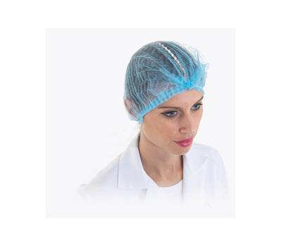Cuffia detectabile - taglia unica - PLP - blu - conf. 100 pezzi - No Brand - 1662 - 8014114010796 - DMwebShop