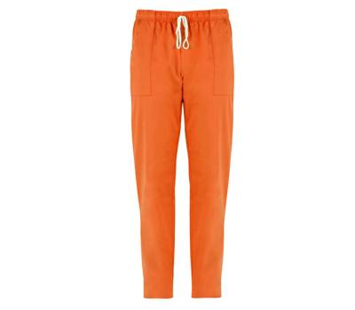 Pantalone Pitagora - unisex - 100% cotone - taglia M - arancio - Giblor's - Q3P00246-D24-M - 8011513105467 - DMwebShop