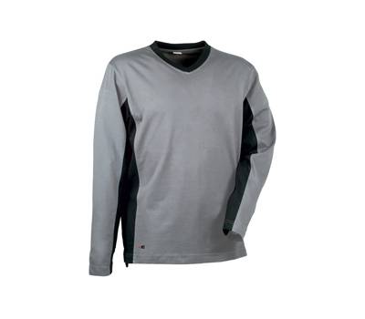 Maglietta Madeira - a maniche lunghe - taglia XL - grigio-nero - Cofra - V105-0-01-XL - 8023796500853 - DMwebShop