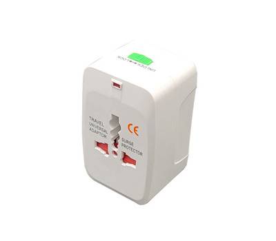 Adattatore da viaggio universale 2 prese USB - bianco - MKC - 492519363 - 8006012370720 - DMwebShop