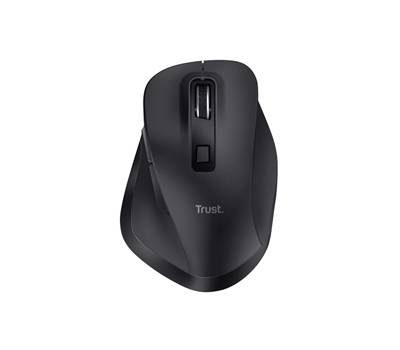 Mouse wireless Fyda - ricaricabile - nero - Trust - 24727 - 8713439247275 - DMwebShop