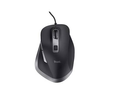 Mouse Fyda - a filo - nero - Trust - 24728 - 8713439247282 - DMwebShop