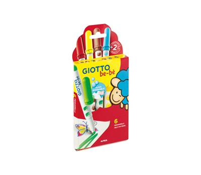 Pennarelli Bebe' - colori assortiti - conf. 6 pezzi - Giotto - F478100 - 8000825048050 - DMwebShop