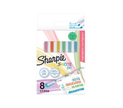 Pennarelli S-Note Duo - colori assortiti - conf. 8 pezzi - Sharpie - 2182116 - 3026981821165 - DMwebShop