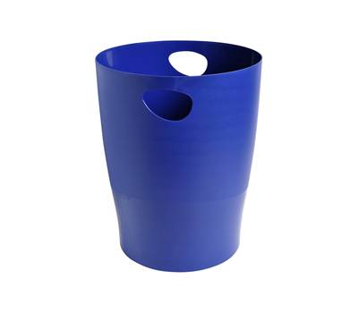 Cestino gettacarte Ecobin Bee Blue - 15 lt - blu navy - Exacompta - 45303D - 9002490453039 - DMwebShop