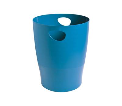 Cestino gettacarte Ecobin Bee Blue - 15 lt - turchese - Exacompta - 45384D - 9002490453848 - DMwebShop