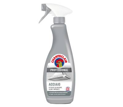 Detergente Professional acciaio brillante - in trigger - 700 ml - Chanteclair - 603L20IT - 8015194526207 - DMwebShop
