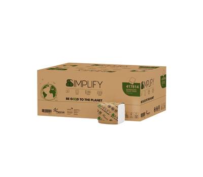 Carta igienica interfogliata Simplify goffratura wave 15 gr - 28266 Carta igienica interfogliata Simplify goffratura wave 15 gr - 28266