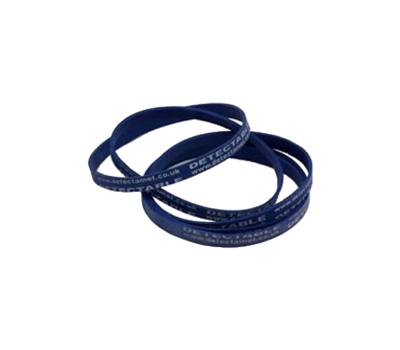 Elastici detectabili 7 x 0,6 x 0,1 cm blu - 28185