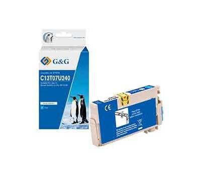Cartuccia ink - compatibile - per Epson - WorkForce Pro WF-4745 - ciano - GeG - NP-R2-0407XLC - 6941580852389 - DMwebShop