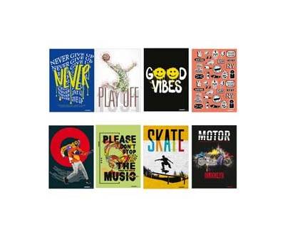 Maxiquaderno Teen Boy 2023 A4,1 rigo con margine 21 fogli 80 gr - 28903 Maxiquaderno Teen Boy 2023 A4,1 rigo con margine 21 fogli 80 gr - 28903