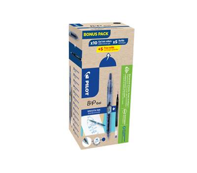 Roller gel B2P Ecoball BeGreen punta 0,7 mm 10 refill B2P inclusi blu - 28830