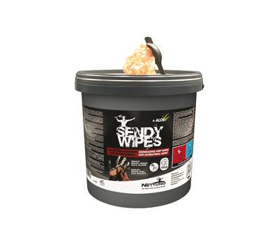 Salviette umidificate Sandy Wipes in secchiello 26 x 27 cm - 28281