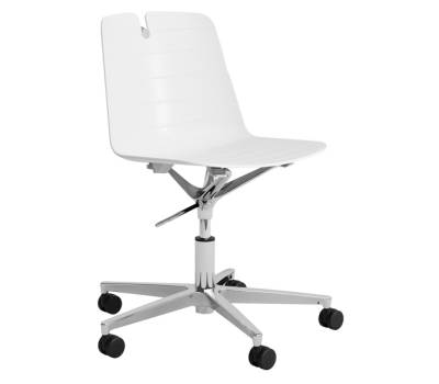 Seduta Home Office Mindy MNGP senza braccioli bianco - 28242