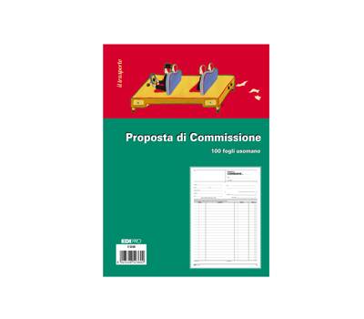 Blocco copia commissioni - uso mano - 29,7 x 21 cm - 100 fogli - Edipro - E5236 - 8023328523602 - DMwebShop