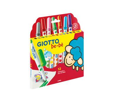 Pennarelli Bebe' - colori assortiti - Giotto - conf. 12 pezzi - Giotto - F478200 - 8000825048128 - DMwebShop