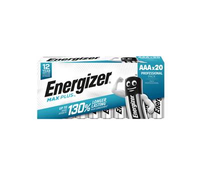 Pile alcaline AAA Max Plus E92 - DP20 60/120 - 1,5 V - blister 20 pezzi - Energizer - E301322900 - 7638900423174 - DMwebShop