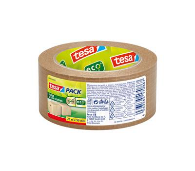 Nastro adesivo Tesapack Eco - paper ultra strong ecoLogo - 25 mt x 5 cm - avana - conf. 6 pezzi - Tesa - 56000-00000-00 - 4063565170867 - DMwebShop