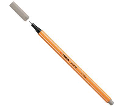 Pennarello Point 88 - tratto 0,4 mm - grigio caldo - 93 - conf. 10 pezzi - Stabilo - 88/93 - 4006381579407 - DMwebShop