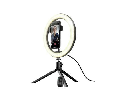 Kit di anelli luminosi Maku - per vlog - nero - Trust - 24393 - 8713439243932 - DMwebShop