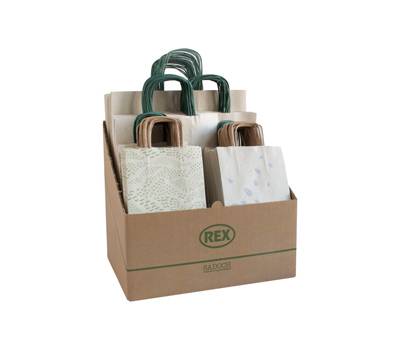 Espositore shopper Carta Erba - formati assortiti - Sadoch - expo 100 pezzi - Rex Sadoch - SCNEBBERB - 8006715252910 - DMwebShop