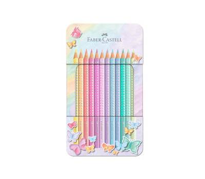 Astuccio matite colorate Sparkle Pastel colori assortiti Faber Castell - 29051