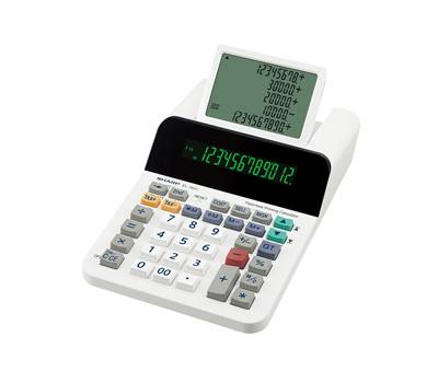 Calcolatrice scrivente EL 1501 - 12 cifre display a 12 cifre con uno LCD a 5 righe Sharp EL1501 - 28990