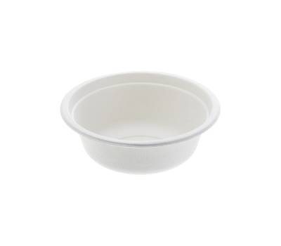 Ciotola monouso Bio rotonda diametro 13,5 cm 350 ml cellulosa bianco Leone Q2063 - 29089
