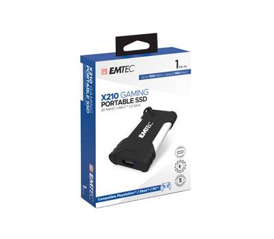 SSD 32Gen2 X210 - 1 Tb - Portatile Gaming - Emtec - ECSSD1TX210G - 3126170178213 - DMwebShop