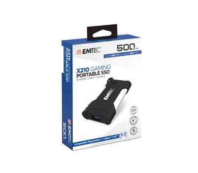 SSD 32Gen2 X210 - 500 Gb - Portatile Gaming - Emtec - ECSSD500GX210G - 3126170178183 - DMwebShop