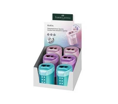 Temperamatite RollOn Sparkle con serbatoio 2 fori colori assortiti - 29100