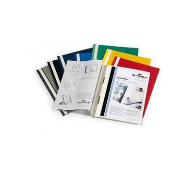 Cartellina ad aghi Duraplus - copertina personalizzabile - 21 x 29,7 cm - bianco - conf. 25 pezzi - Durable - 2579-02 - 4005546267913 - DMwebShop