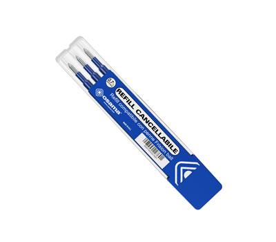 Refill per penne gel cancellabili - punta 0,7 mm - blu - conf. 3 pezzi - Osama - OW 10136 B - 8007404227691 - DMwebShop