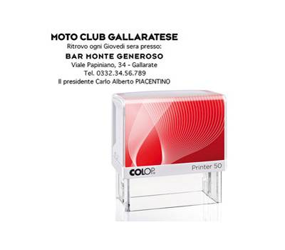 Timbro Printer 50 - autoinchiostrante - 30 x 69 mm - 7 righe - Colop - PR 50 G7 BI - 9004362487456 - DMwebShop