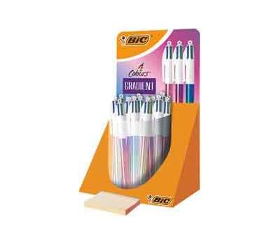 Penna 4 Colours Gradient - colori assortiti - expo 30 pezzi - Bic - 511031 - 3086125110319 - DMwebShop