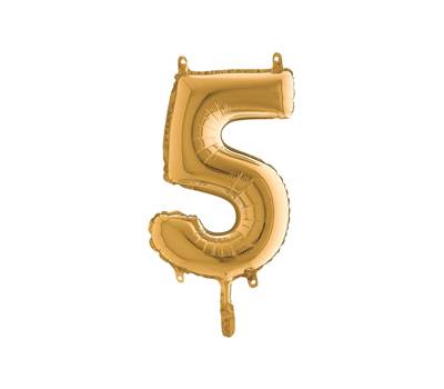 Palloncino - numero 5 - H 36 cm - mylar - oro - Big Party - 42705 - 8020834427059 - DMwebShop Palloncino - numero 5 - H 36 cm - mylar - oro - Big Party - 42705 - 8020834427059 - DMwebShop