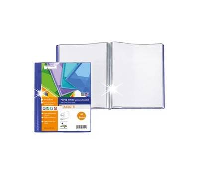 Portalistino personalizzabile Asso TI - 15 x 21 cm - 40 buste - blu - Sei Rota - 57264007 - 8004972031521 - DMwebShop