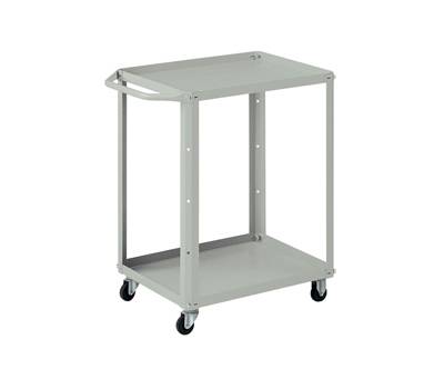 Carrello da lavoro - 2 vasche da 60 x 45 cm - 71 x 45 x 78 cm - grigio - Tecnotelai - C542 - 806258980312 - DMwebShop