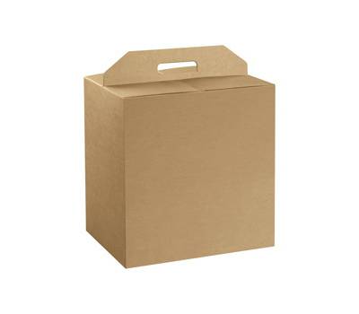 Scatola panettone + bottiglia - 28 x 20 x 35 cm - cartone liscio - avana - conf. 50 pezzi - Scotton - 38535 - 8007402385355 - DMwebShop