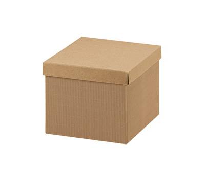 Scatola - con coperchio - 40 x 28,5 x 24 cm - cartone onda - avana - conf. 2 pezzi - Scotton - 35302C - 8007402583959 - DMwebShop