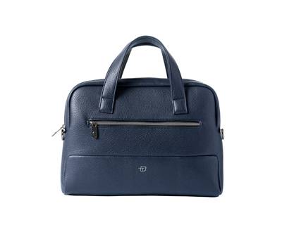 Borsa slim Gate Trended - con manici - 41 x 30 x 15 cm - ecopelle - blu - InTempo - 9216GAT32 - DMwebShop