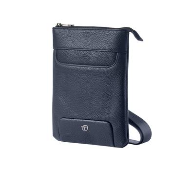 City bag piccola Gate Trended - 20 x 26 x 2 cm - ecopelle - blu - InTempo - 9214GAT32 - 8029221835668 - DMwebShop