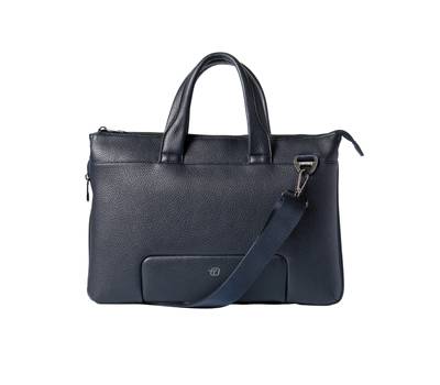 Borsa espandibile Gate Trended con manici 41 x 30 x 7 cm ecopelle blu - 29393