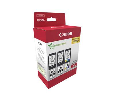 Multipack Cartucce Originale - PG-545XL - CL-546XL - Confezione 3 cartucce - Canon - 8286B013 - 8714574680026 - DMwebShop