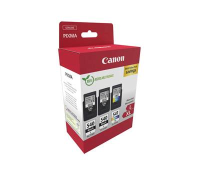 Multipack Cartucce CANON Inkjet 2 x PG 540L CL 541XL confezione 3 cartucce 5224B017 Originale - 29234
