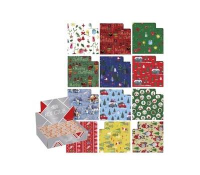 Carta regalo - raso - Country Natale - 70 x 100 cm - scatola 100 fogli - Rex Sadoch - R4406NAT - 8006715132229 - DMwebShop