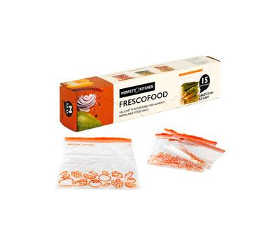 Buste per alimenti FrescoFood - medium - 24 x 27,5 cm - conf. 15 pezzi - Perfetto - 29162 - 8052474291622 - DMwebShop