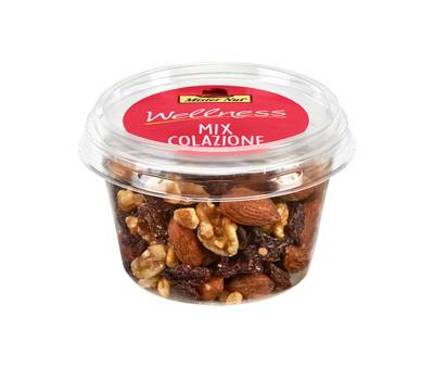 Mix colazione - frutta secca e disidratata - in bicchiere - 125 gr - Mister Nut - 118061300613 - 8001645001034 - DMwebShop