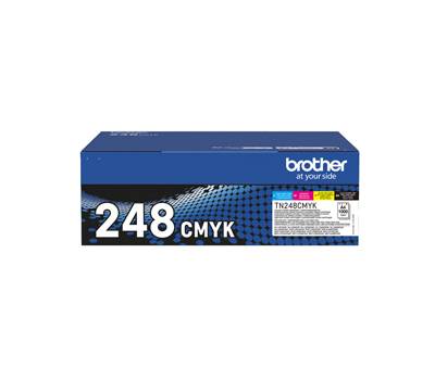 Multipack Toner Originali - TN-248 - Confezione 4 cartucce - Brother - TN248VAL - 4977766821865 - DMwebShop